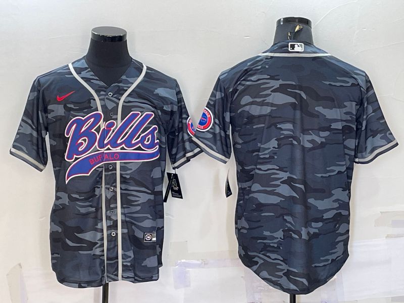 Men Buffalo Bills Blank Camo 2022 Nike Co branded NFL Jerseys->buffalo bills->NFL Jersey